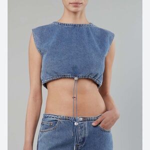 Still Here New York Crop Top size medium